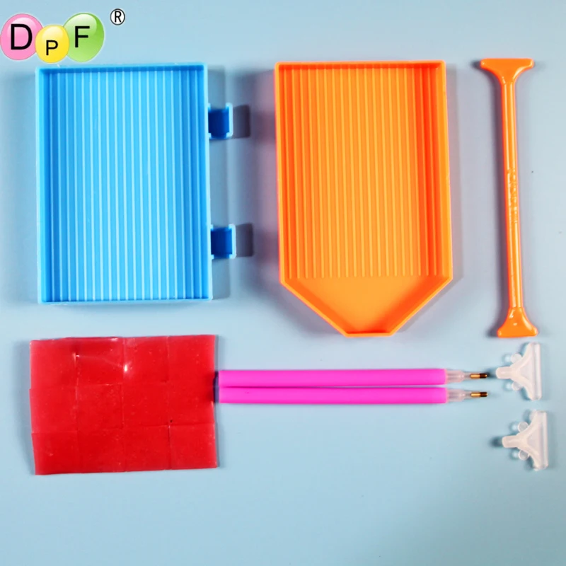 

DPF 5D Diamond Painting Tools Pen Useful Diamond Drawing DIY Accessories Tools Double Pen Tools Cross Stitch Tray