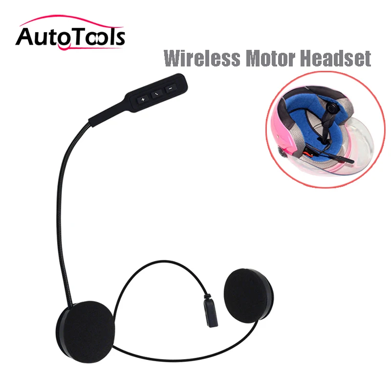 Motorcycle Helmet Wireless Bluetooth Headset handsfree speaker motorcycle portable kits-in
