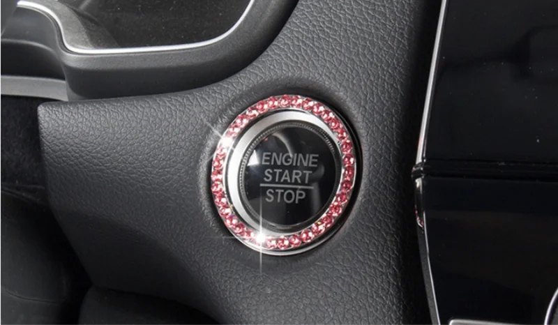 Автомобильный двигатель старт Стоп ключ зажигания кольцо для Suzuki SX4 SWIFT Alto Liane Grand Vitara Jimny S-cross Splash Kizashi аксессуары
