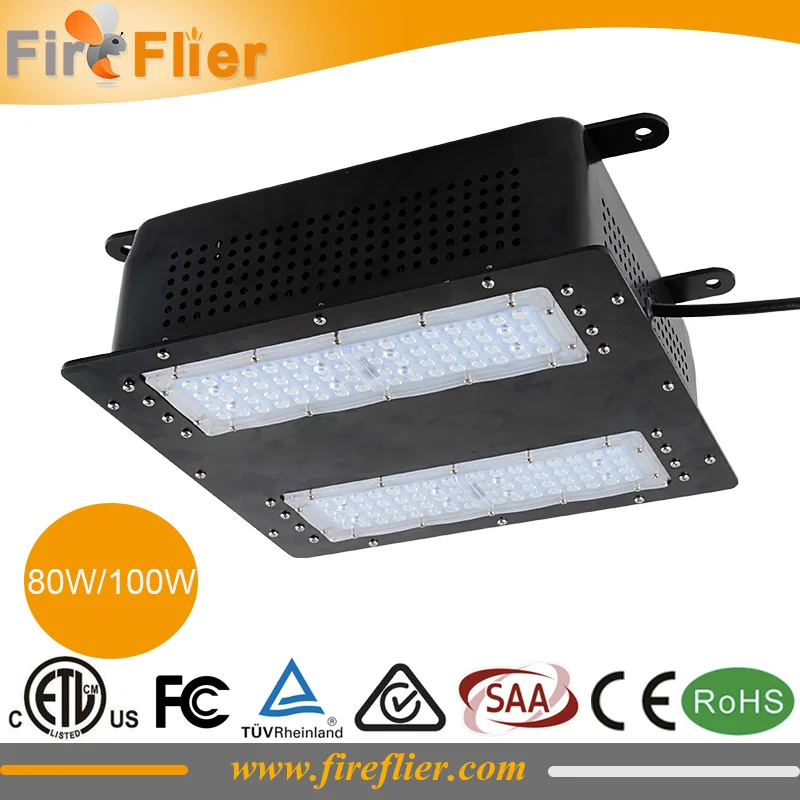 

5pcs outdoor led flood light 100w 120w led canopy light fixture 150w 200w parking lot lamp 50w 80w 110v 220v 277v gasoline led