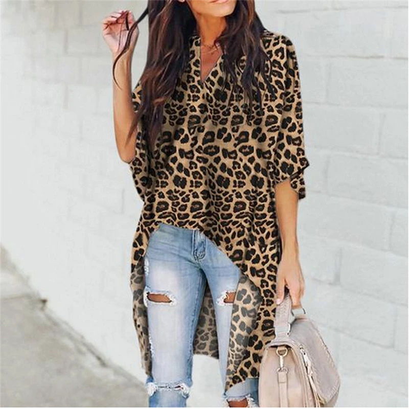Women's Ladies Summer Loose Tops Long Sleeve Shirt Casual Blouse T-shirt Fashion Women's Ladies Summer Loose Tops Long Sleeve Shirt Casual Blouse T-shirt Fashion
