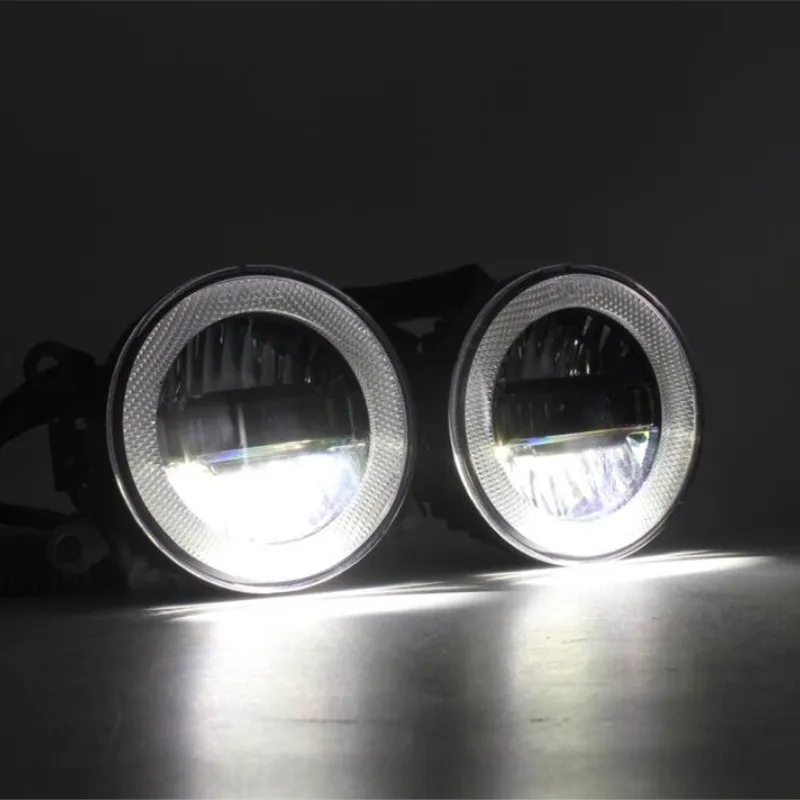 

luckeasy 3in1 Highlight Angel Eyes + LED Daytime Running Light + LED Fog Lamp For Suzuki Jimny 2007 - 2015 ciaz 2016 drl