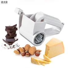 Новая горячая Акция пластиковая ручная ударная терка для сыра роторный слайсер для имбиря терка для шоколада