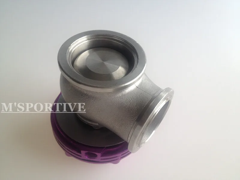Wastegate MVS 38 мм фиолетовый с V образной полосой и фланцами Все пружины|mvs| |