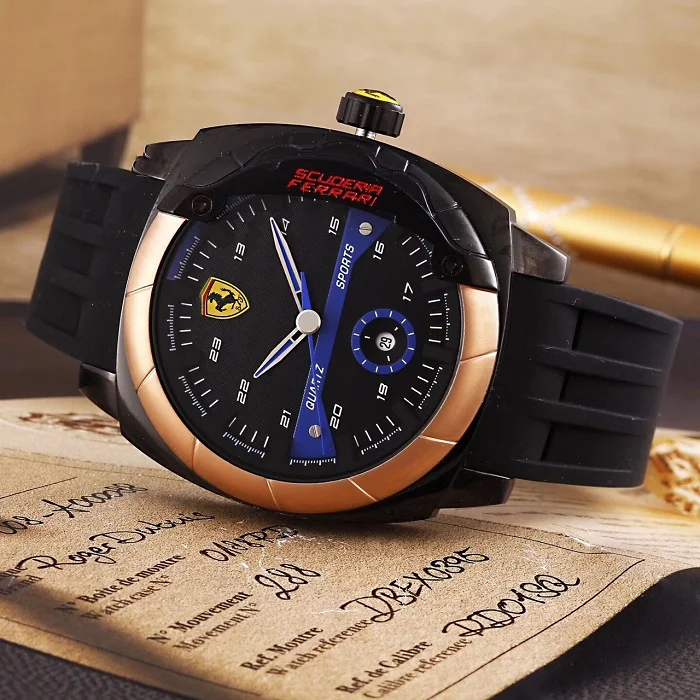 

SCUDERIA FERRARI Brands 2018 New Watch Men Sports Fashion Nylon Watch Band Waterproof Male Quartz Watch Orologi Da Uomo 1652327