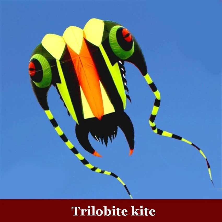 1PC 40 sqm Trilobite Kite Outdoor Sport Dolphins Kites Easy to Fly Frameless flying toys soft kite show Lifter | Спорт и развлечения