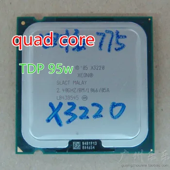 Xeon X3220 CPU LGA 775 socket /2.4GHz /l2 8MB /Quad-Core processor 1066 Server CPU scrattered , othe sell Q6700 Q6600 X3210