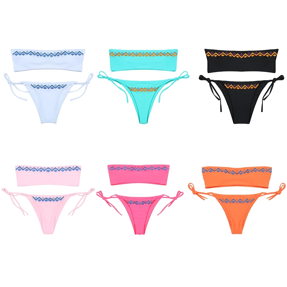 Sensuais De Biqu ni Mulheres Eye Catching Conjunto Biqu ni Mai Sexy 