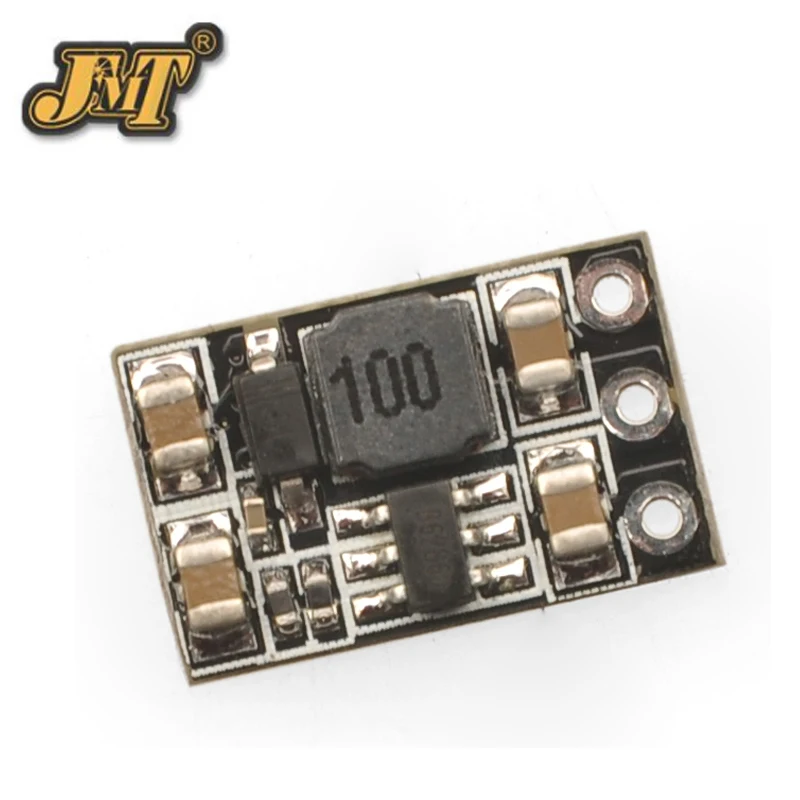 

DC-DC Voltage Booster 1S Lipo 3.7V to 5V Synchronous Step-up Converter Module Output 500mah for Brushed FPV Racing Drone