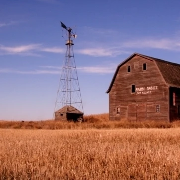 Abandoned Barn  Outside Saskatoon  Saskatchewan Poster Print (44 x 15)