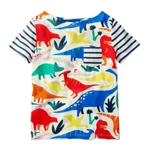 Baby Girls Clothes 2018 Brand Baby T-shirt Kids Clothing Animal Pattern Girls Summer Tops Tees 100% Cotton Children T shirts