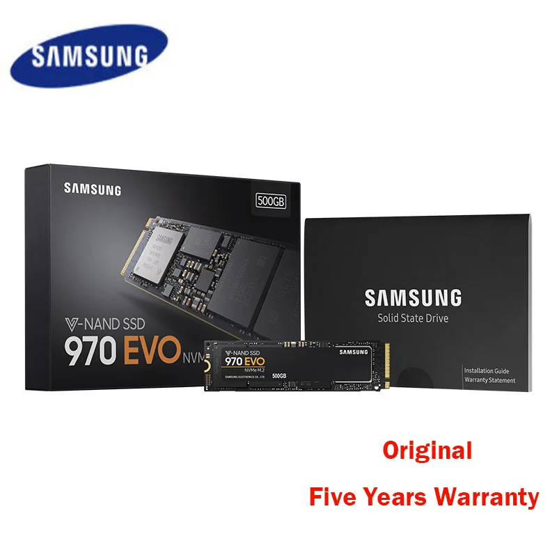 Samsung Original 250 GB 500 GB SSD 970 EVO Festplatte SSD M2 250 GB 500 GB M.2 NVME Disque dur für