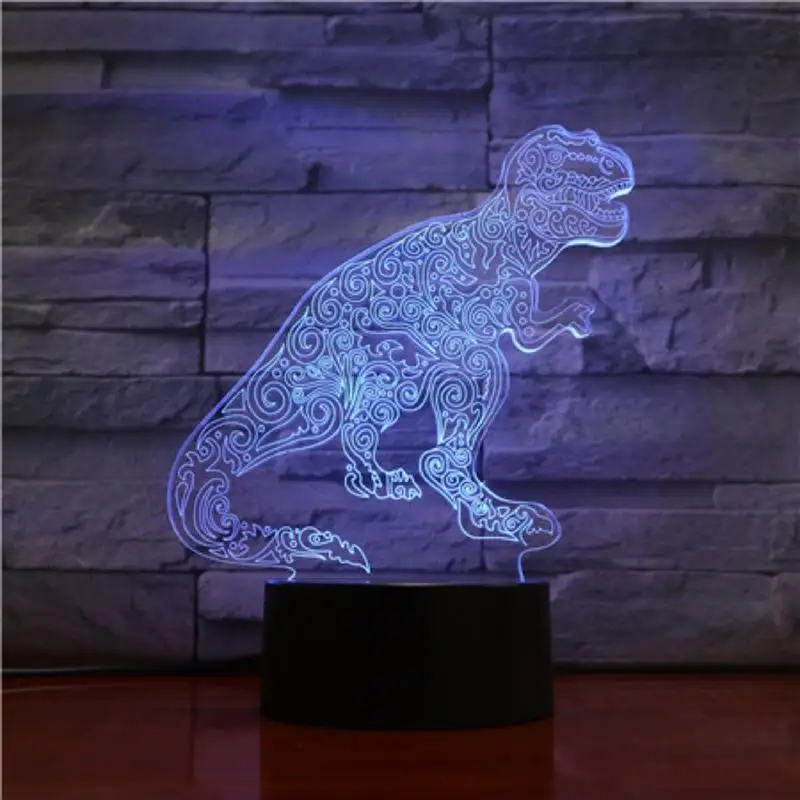 3D ночной Светильник новинка настольная лампа иллюзия креативный подарок для