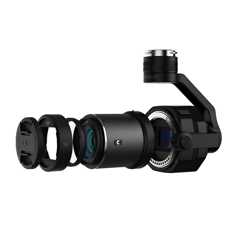 DJI ZENMUSE X7 Super 35 сенсор 6K CinemaDNG 5,2 K Apple ProRes 14 остановок динамического диапазона полностью совместим с DJI Inspire 2