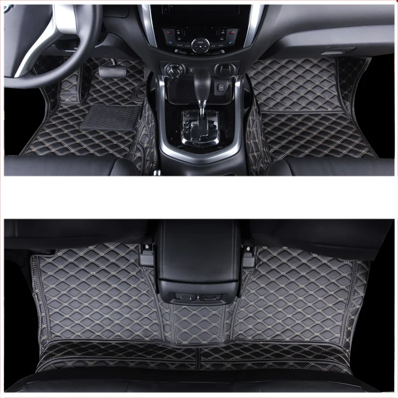 

lsrtw2017 fiber leather car interior floor mat for nissan terra 2018 2019 2020