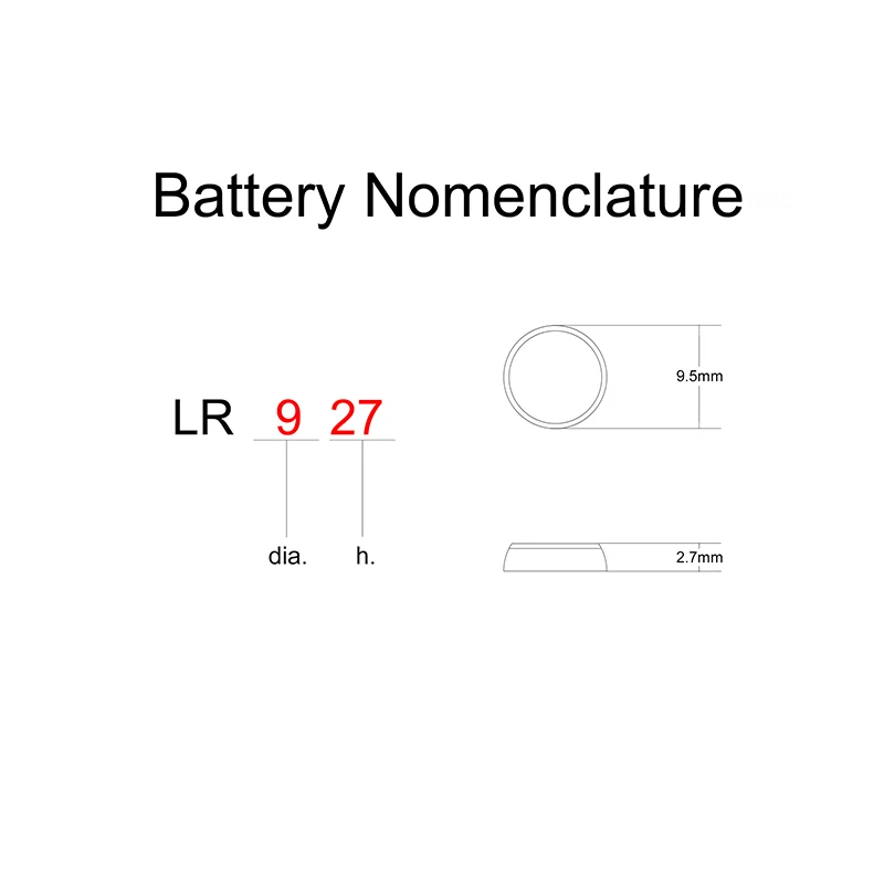 Щелочные батарейки часовая батарейка LR927 1 5 V AG7 SG7 LR57 SR57 SR927 SR927W SR927SW GR927 LR926 SR926 195 395