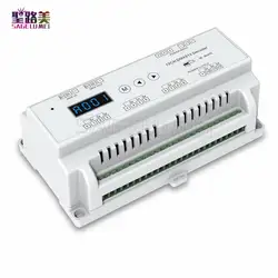 12 Каналы 12CH CV DMX512 декодер DC5V-36V вход 5A * 12CH выход с дисплеем для Настройка адреса DMX для led rgb Светодиодные полосы ленты