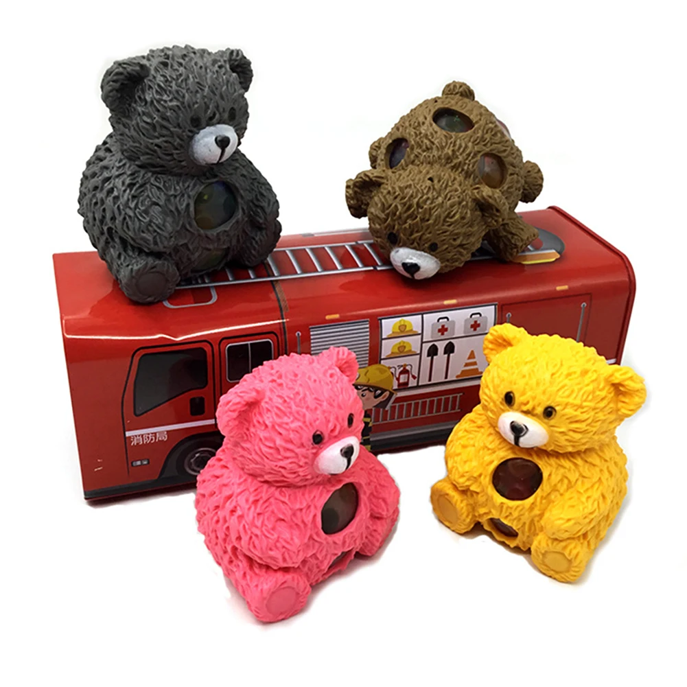 Мини игрушка для сжимания милый медведь игрушки снятия стресса и вечерние ничный