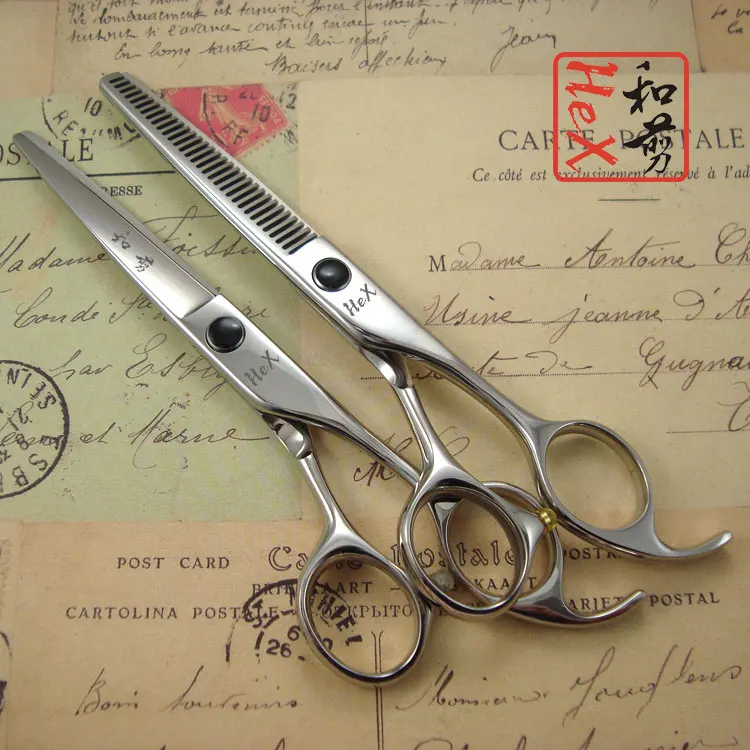 free case! 6 professional stainless barber hairdressing hair scissor set / kit scissors for cutting hair hair styling use