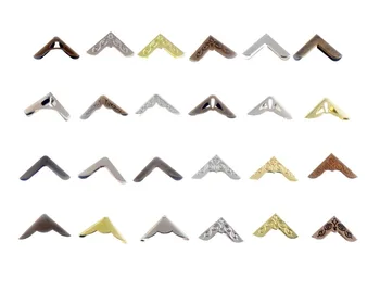 

Free Shipping 12PCS Bronze/Silver/Bronze option More style Book Scrapbooking Albums Menus Folders Corner Protectors