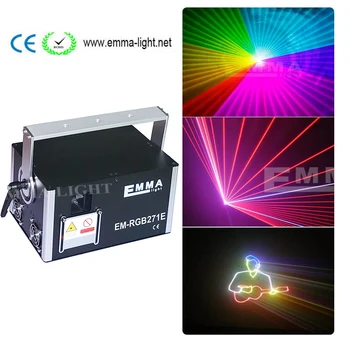 

ILDA DMX SD CARD 5 watt 40-50kpps Laser Projector RGB Colorful Show Sky Lazer Lighting