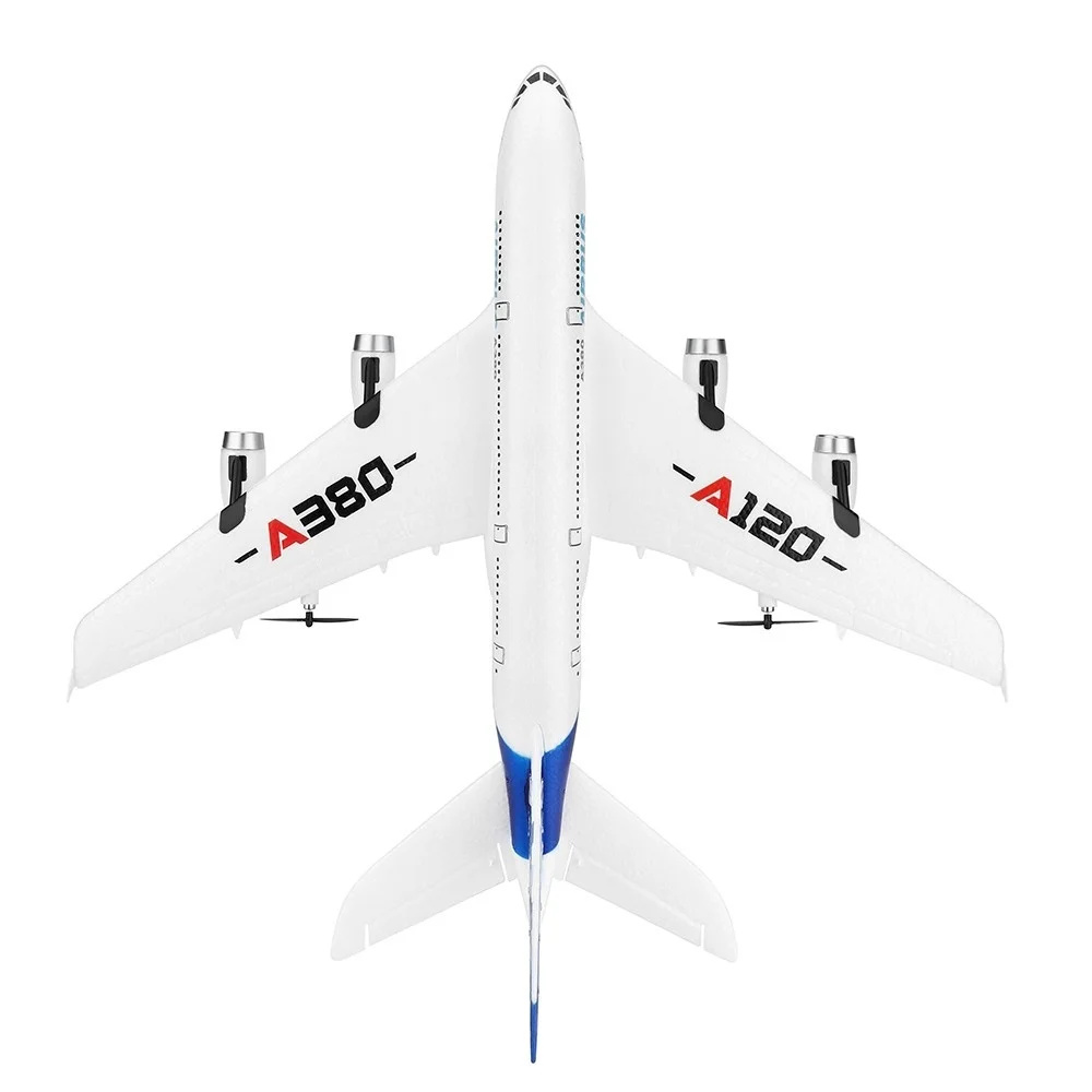 Самолет A380 с фиксированным крылом Airbus самолет дистанционным управлением модель