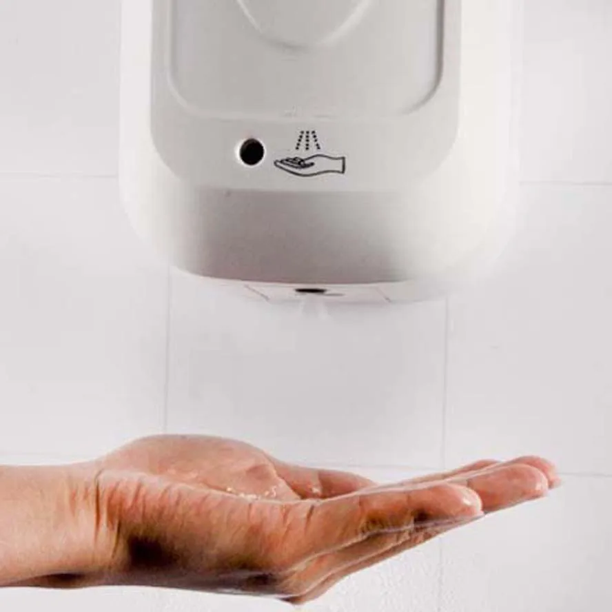 

Dual Power 1000ml Sensor Sanitizer Dispenser Sterilizer Holder for Alcohol Disinfectant Medicine Spray anit Ebola