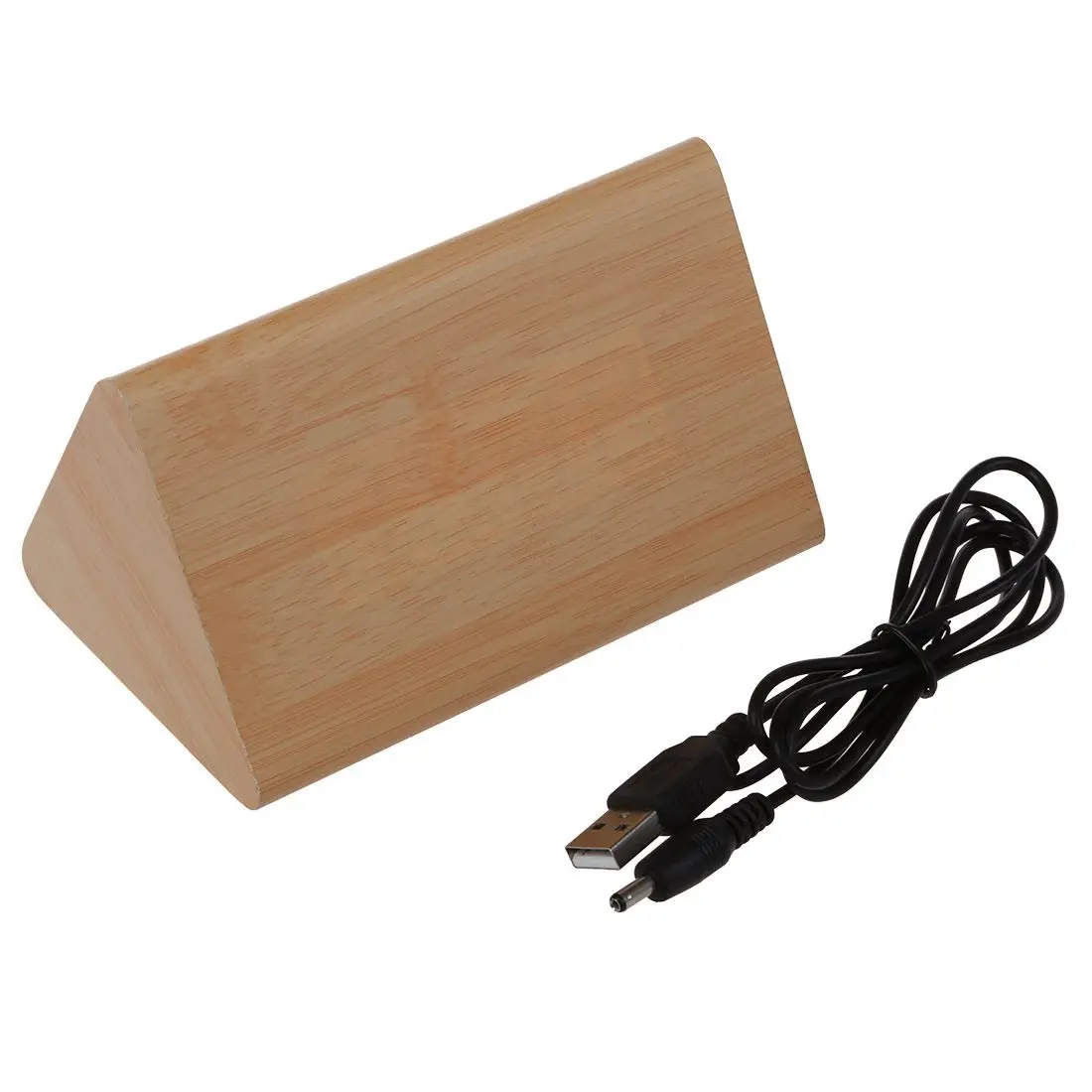 

Alarm Clock Wooden LED Digital Temperature Calendar Alarm Clock