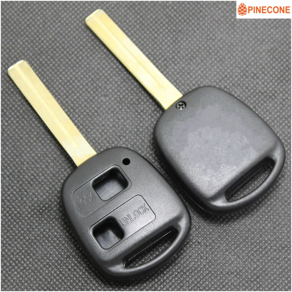 Pinecone для ключа чехол для LEXUS ES300 LS400 LS430 LX470 SC300 SC400 SC430 ключи 2 кнопки Uncut TOY40 лезвие 47 мм оболочки Fod