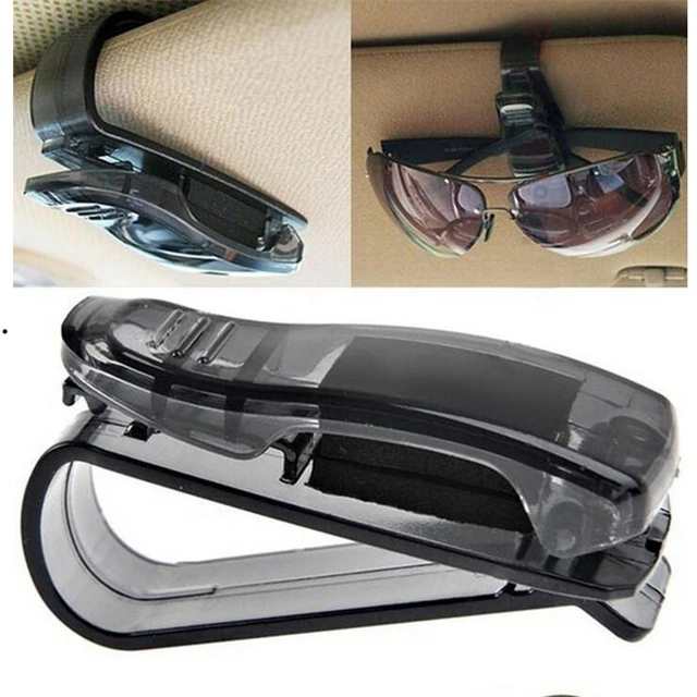 Car sun visor glasses clip