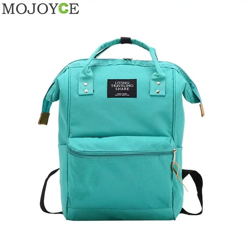 Школьный рюкзак для ноутбука, водонепроницаемый рюкзак для мам, сумка для подгузников, Большая вместительная сумка для кормления, модный рюкзак для путешествий - Цвет: Grass Green
