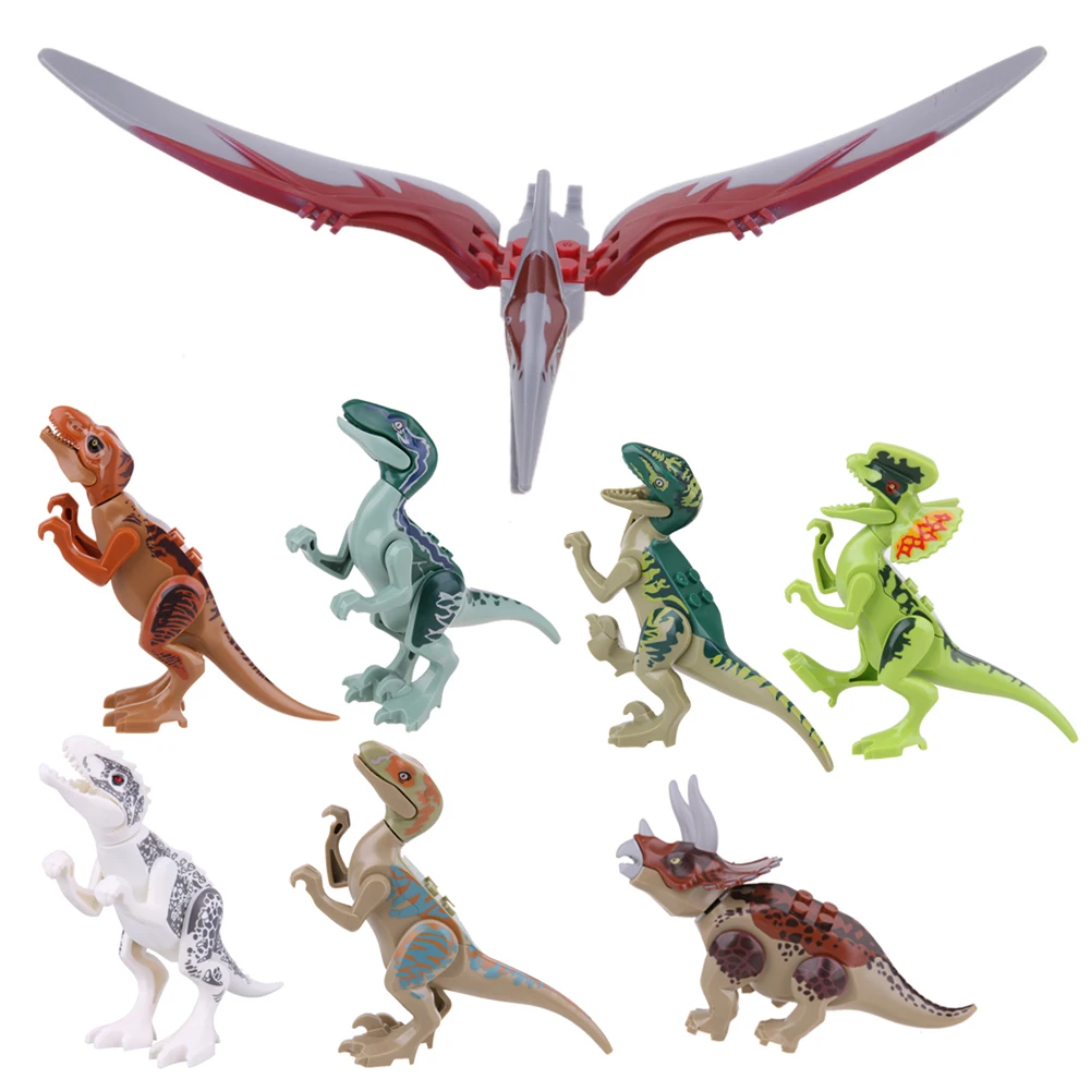 ABS Material Simulated Dinosaur Model Kids Children Assemble Developmental Puzzle Toy