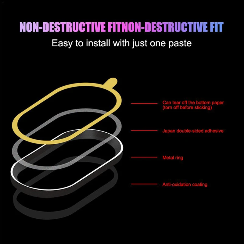For Xiaomi Mi 9 SE 9SE Metal Rear Camera Lens Protection Ring for RedMi Note 7 Pro Mi9 Note 7 Back Protective Bumper Ring Case