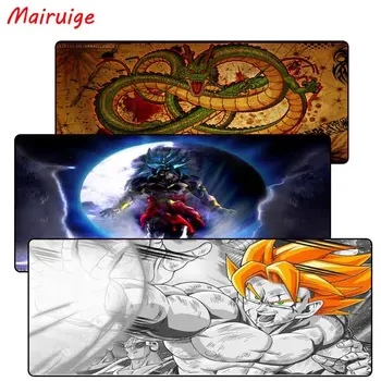 

Mairuige Dragon Ball Z Large Gaming Mouse Pad Gamer Locking Edge Keyboard Mouse Mat Gaming Mousepad for CS GO LOL Dota Game
