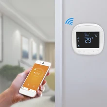 Wifi термостат воды/электрический подогрев пола терморегулятор воды/газовый котел контроллер температуры работает с Alexa