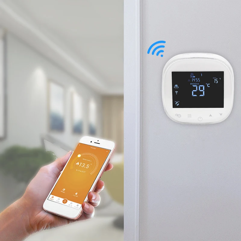 

WIFI Thermostat Water/Electric Floor Heating Thermoregulator Water/Gas Boiler Temperature Controller Works with Alexa