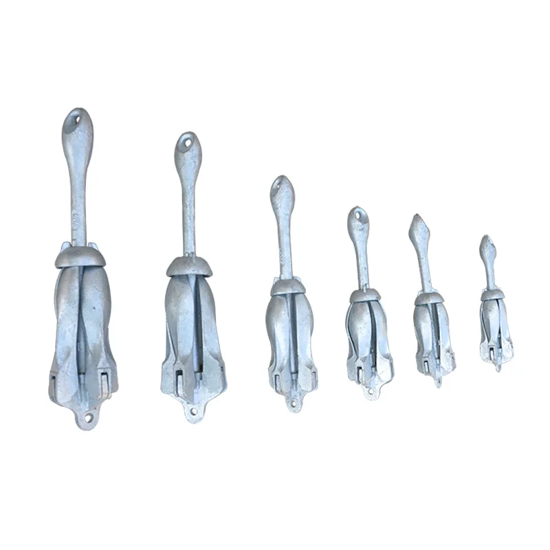 Professional Carbon Steel Folding Anchor for Inflatable Boat Rubber Boats 2.5KG Antirust