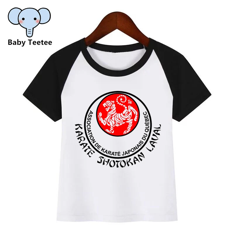 

Summer T Shirt Japanese Kanji Shotokan Karate Taijutsu Martial Anime Print T-Shirts Boys Girls Cotton Tops Kids Fashion Tshirt