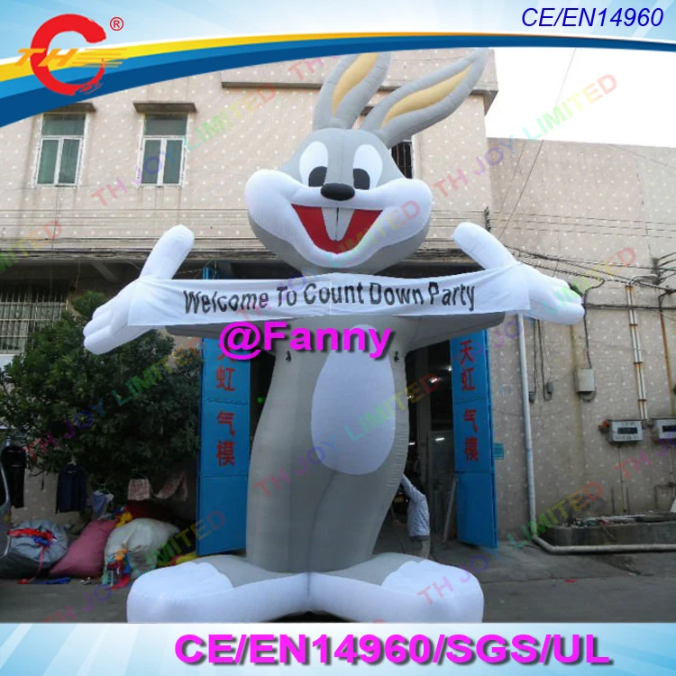 4m/6m/8m Hot sale giant inflatable easter bunny easter rabbit for