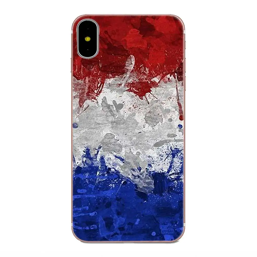 Мягкий чехол для телефона с изображением русского флага медведя Орла Apple iPhone 4 4S 5