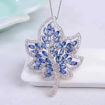 

Natural And Real Sapphire brooch Free shipping Sapphire 925 sterling silver brooch
