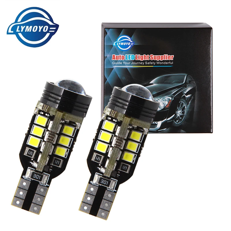

LYMOYO T15 LED W16W CANBUS 2835 921 912 New Upgrade Extremely Bright High Power Car LED Back-up Light Auto Reverse Lamp 12v