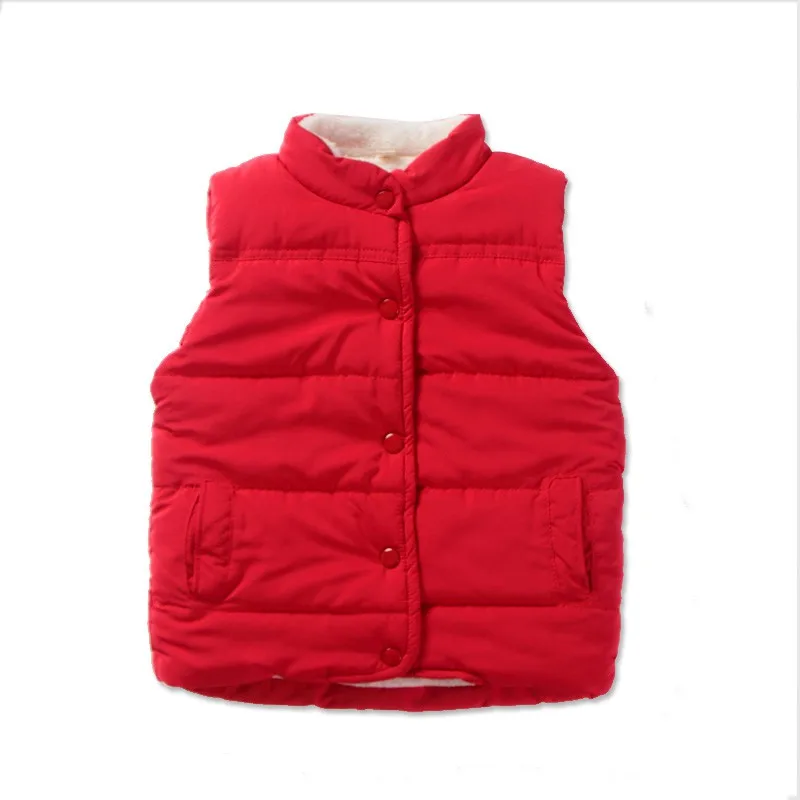 CROAL CHERIE 90-120cm Thicken Fleece Baby Girls Vest Winter Kids Vest Boys Warm Velvet Waistcoat Children Outerwear & Coats (11)