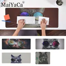 MaiYaCa красивый аниме горячий кот Рисунок кошка с очками ПК коврик для мыши игровой коврик для мыши Лига Легенд коврик для копьютерной мыши коврик для компьютерной мыши