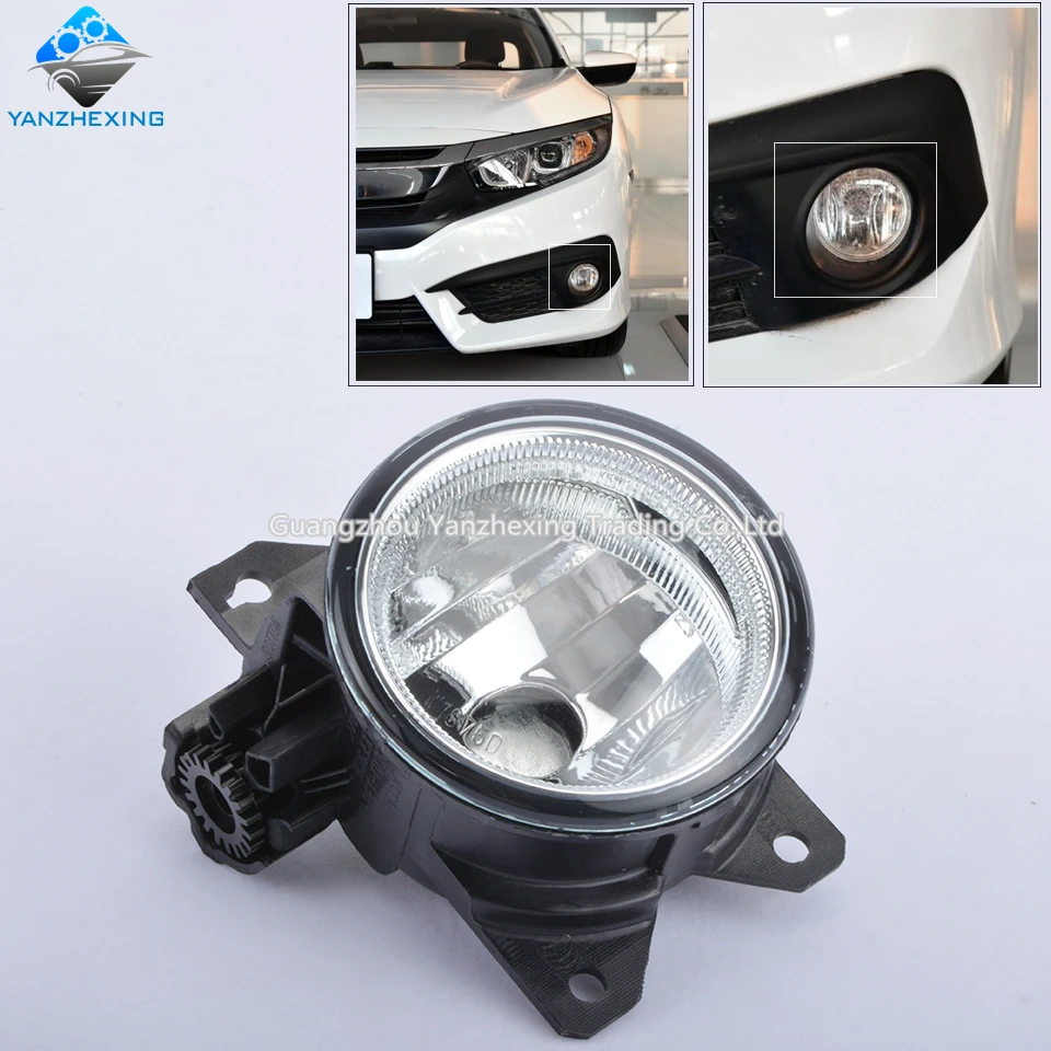 Fog Light Fog Lamp Front Bumper Light Sub Assy For Honda For Civic 2016