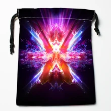 Высококачественная изготовленная на заказ абстрактная сумка для хранения с завязкой сумка Подарочная атласная сумка 27x35 см компрессионный тип сумки