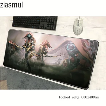 

warframe padmouse 800x400x3mm gaming mousepad game locked edge mouse pad gamer computer desk New arrival mat notbook mousemat pc