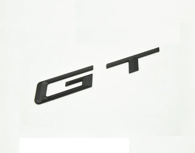 matte black abs number letters word car trunk badge emblem letter word car