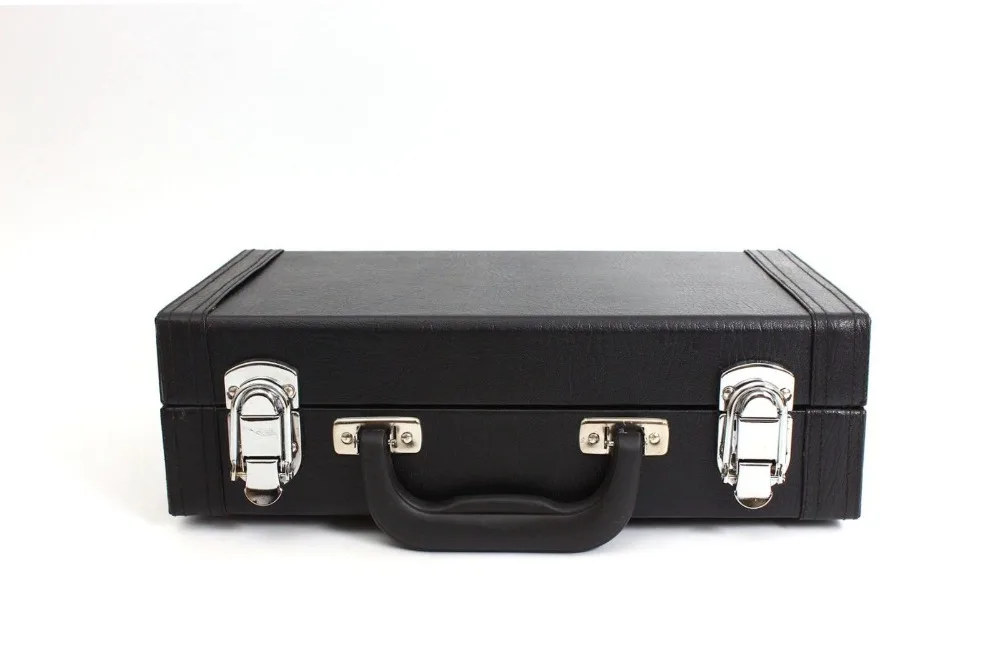 

New 17key Bb Clarinet Case Professional High Quality wood Hard Shell Durable Handle Waterproof