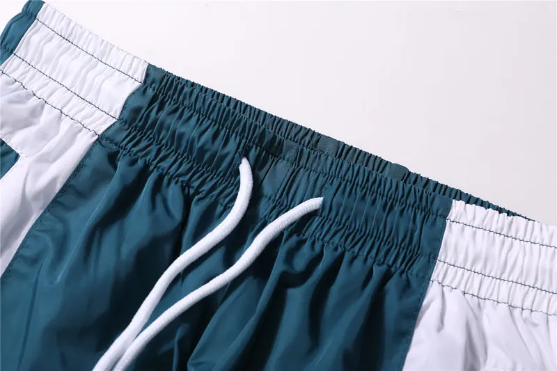 Color Block Patchwork Track Harem Pants 8